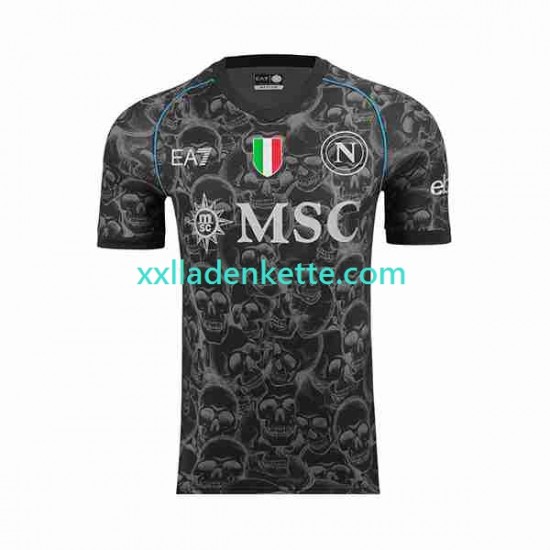 Fußballtrikot SSC Neaples Halloween Herren Heim 2023-2024 Kurzarm