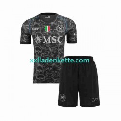 Fußballtrikot SSC Neaples Halloween Kinder Heim 2023-2024 Kurzarm