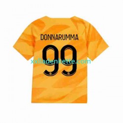 Fußballtrikot Paris Saint-Germain Donnarumma 99 Torwart Herren Auswärts 2023-2024 Kurzarm