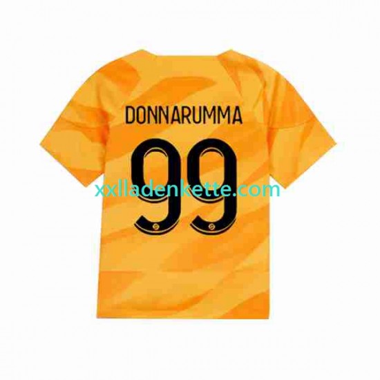 Fußballtrikot Paris Saint-Germain Donnarumma 99 Torwart Herren Auswärts 2023-2024 Kurzarm