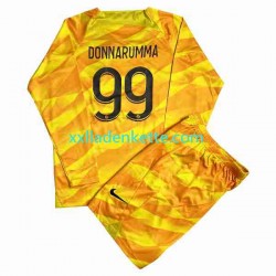 Fußballtrikot Paris Saint-Germain DONNARUMMA 99 Torwart Kinder Auswärts 2023-2024 Langarm
