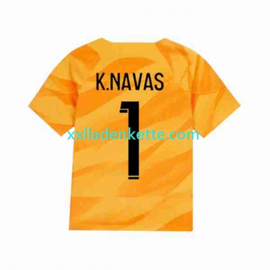 Fußballtrikot Paris Saint-Germain K.NAVAS 1 Torwart Herren Auswärts 2023-2024 Kurzarm