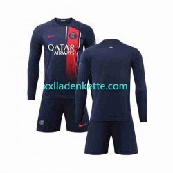 Fußballtrikot Paris Saint-Germain Kinder Heim 2023-2024 Langarm