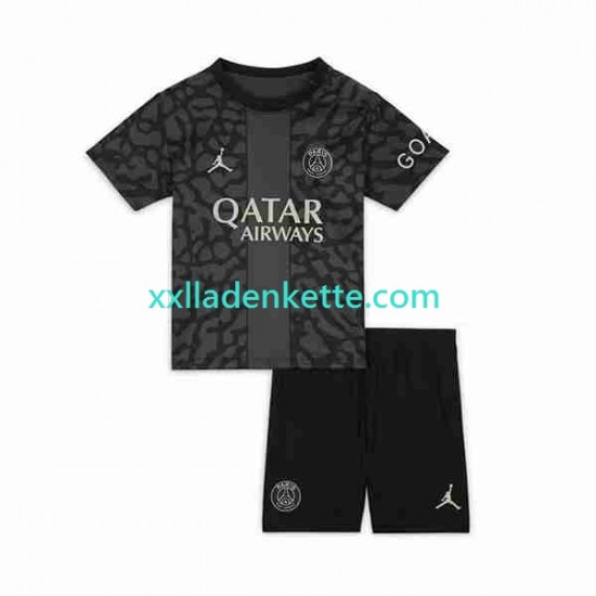 Fußballtrikot Paris Saint-Germain Kinder Ausweich 2023-2024 Kurzarm