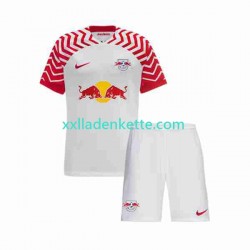 Fußballtrikot RB Leipzig Kinder Heim 2023-2024 Kurzarm