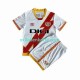 Fußballtrikot Rayo Vallecano Kinder Heim 2023-2024 Kurzarm