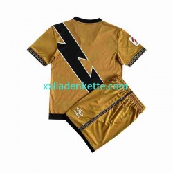 Fußballtrikot Rayo Vallecano Kinder Ausweich 2023-2024 Kurzarm