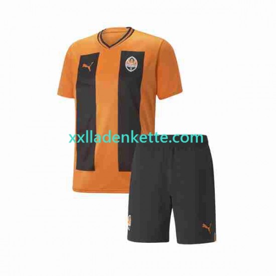 Fußballtrikot Shakhtar Donetsk Kinder Heim 2023 Kurzarm