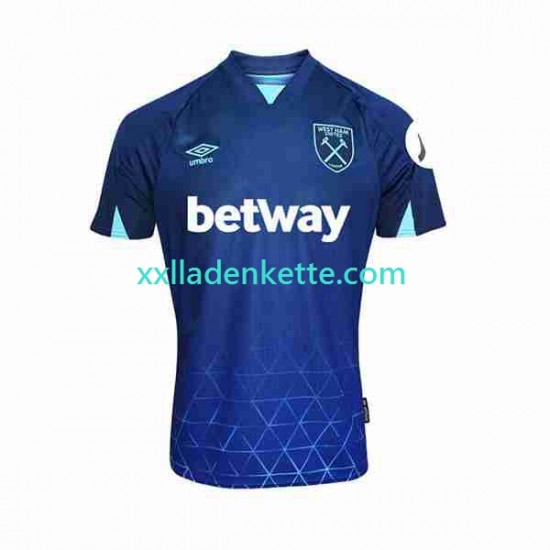 Fußballtrikot West Ham United Herren Ausweich 2023-2024 Kurzarm