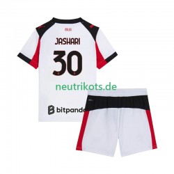 Fußballtrikot AC Mailand Ardon Jashari 30 Kinder Auswärts 2025-2026 Kurzarm