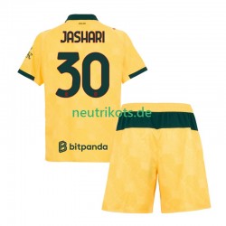 Fußballtrikot AC Mailand Ardon Jashari 30 Kinder Ausweich 2025-2026 Kurzarm