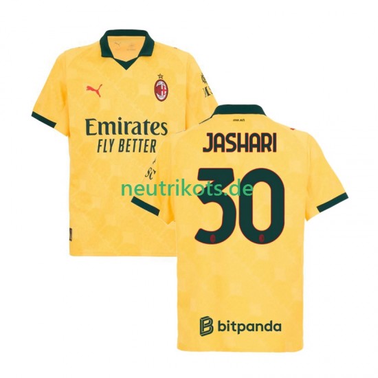 Fußballtrikot AC Mailand Ardon Jashari 30 Herren Ausweich 2025-2026 Kurzarm