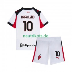 Fußballtrikot AC Mailand Rafael Leao 10 Kinder Auswärts 2025-2026 Kurzarm