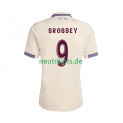 Fußballtrikot Ajax Amsterdam Brian Brobbey 9 Herren Ausweich 2025-2026 Kurzarm