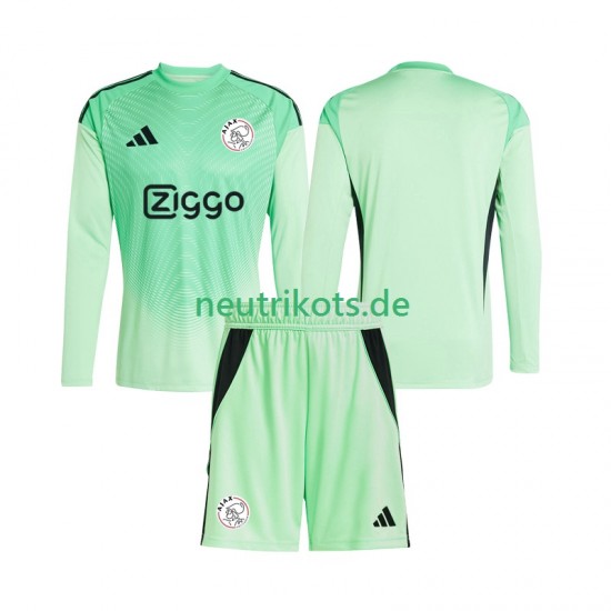 Fußballtrikot Ajax Amsterdam Torwart Kinder Heim 2025-2026 Langarm