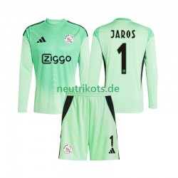 Fußballtrikot Ajax Amsterdam Vitezslav Jaros 1 Torwart Kinder Heim 2025-2026 Langarm