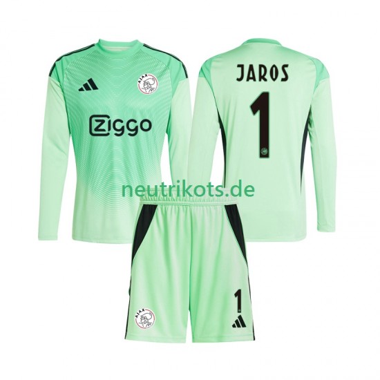 Fußballtrikot Ajax Amsterdam Vitezslav Jaros 1 Torwart Kinder Heim 2025-2026 Langarm