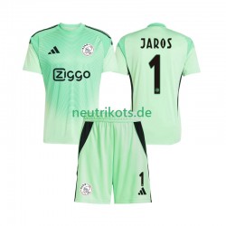 Fußballtrikot Ajax Amsterdam Vitezslav Jaros 1 Torwart Kinder Heim 2025-2026 Kurzarm