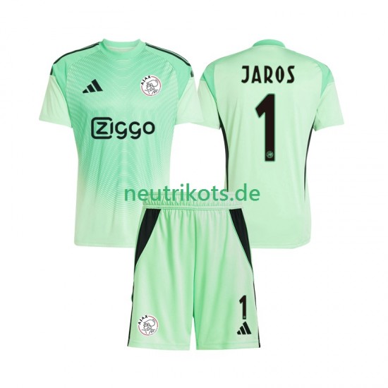 Fußballtrikot Ajax Amsterdam Vitezslav Jaros 1 Torwart Kinder Heim 2025-2026 Kurzarm