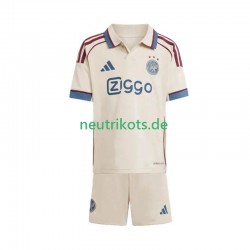 Fußballtrikot Ajax Amsterdam Kinder Ausweich 2025-2026 Kurzarm