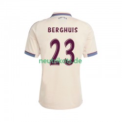 Fußballtrikot Ajax Amsterdam Steven Berghuis 23 Herren Ausweich 2025-2026 Kurzarm