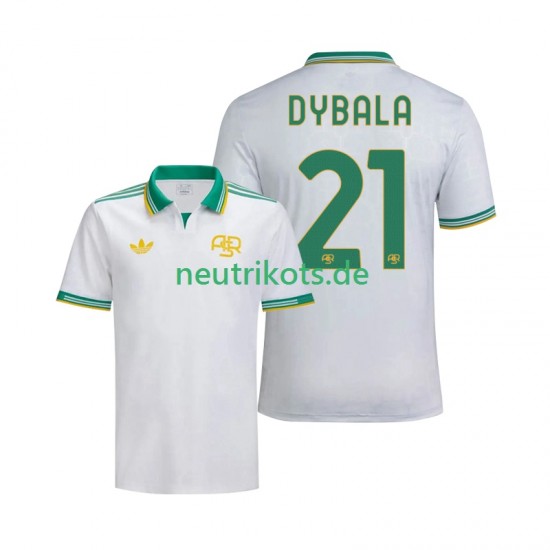 Fußballtrikot AS Rom Dybala 21 Herren Ausweich 2025-2026 Kurzarm