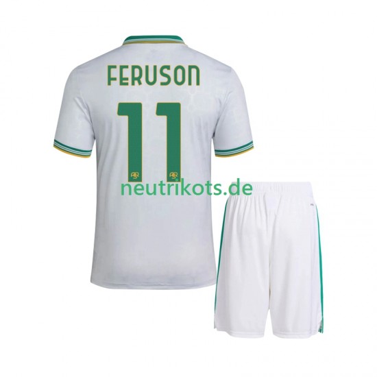 Fußballtrikot AS Rom Evan Ferguson 11 Kinder Ausweich 2025-2026 Kurzarm