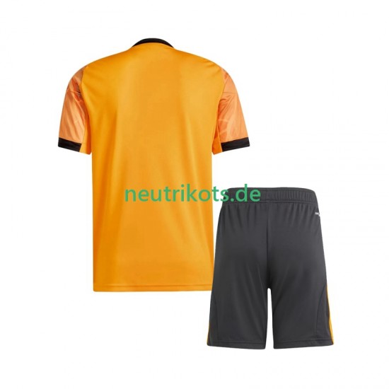 Fußballtrikot AS Rom Kinder Auswärts 2025-2026 Kurzarm