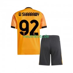 Fußballtrikot AS Rom Stephan El Shaarawy 92 Kinder Auswärts 2025-2026 Kurzarm