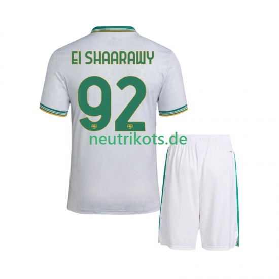 Fußballtrikot AS Rom Stephan El Shaarawy 92 Kinder Ausweich 2025-2026 Kurzarm
