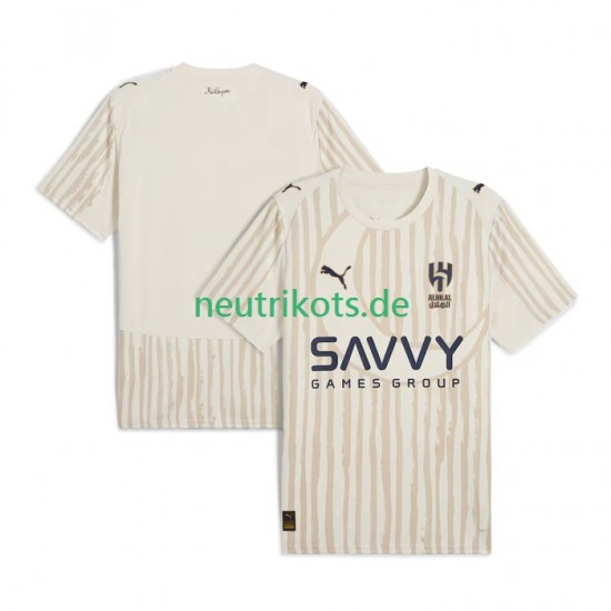 Fußballtrikot Al Hilal CWC Herren Auswärts 2025-2026 Kurzarm