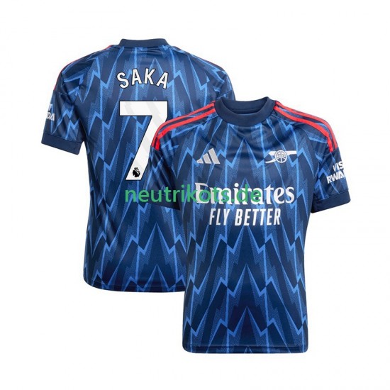 Fußballtrikot Arsenal Bukayo Saka 7 Herren Auswärts 2025-2026 Kurzarm