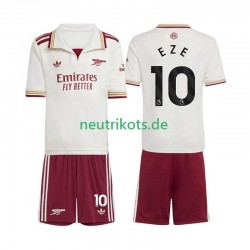 Fußballtrikot Arsenal Eberechi Eze 10 Kinder Ausweich 2025-2026 Kurzarm