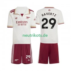 Fußballtrikot Arsenal Kai Havertz 29 Kinder Ausweich 2025-2026 Kurzarm