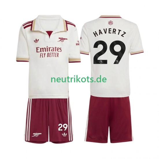 Fußballtrikot Arsenal Kai Havertz 29 Kinder Ausweich 2025-2026 Kurzarm