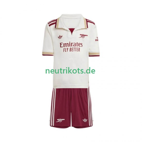 Fußballtrikot Arsenal Kinder Ausweich 2025-2026 Kurzarm