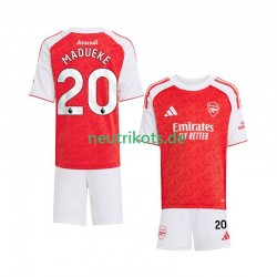 Fußballtrikot Arsenal Noni Madueke 20 Kinder Heim 2025-2026 Kurzarm