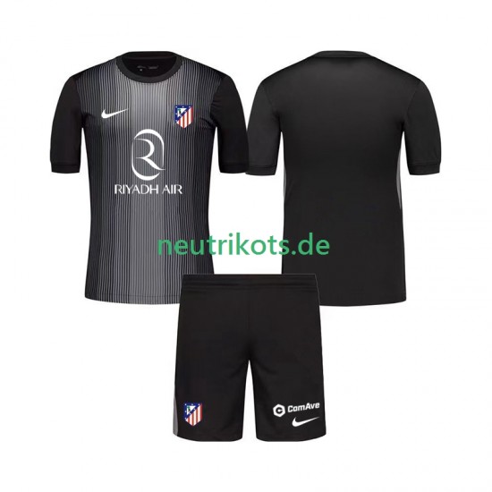 Fußballtrikot Atlético Madrid Torwart Kinder Auswärts 2025-2026 Kurzarm