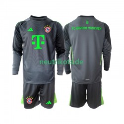 Fußballtrikot FC Bayern München Torwart Kinder Auswärts 2025-2026 Langarm
