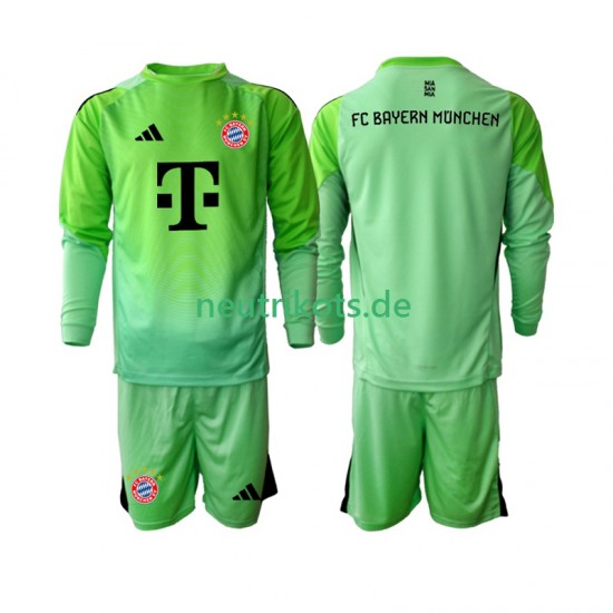 Fußballtrikot FC Bayern München Torwart Kinder Heim 2025-2026 Langarm