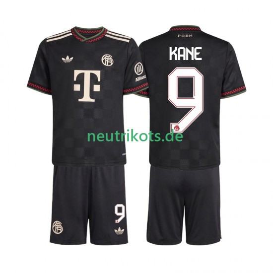 Fußballtrikot FC Bayern München Harry Kane 9 Kinder Ausweich 2025-2026 Kurzarm
