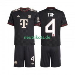 Fußballtrikot FC Bayern München Jonathan Tah 4 Kinder Ausweich 2025-2026 Kurzarm