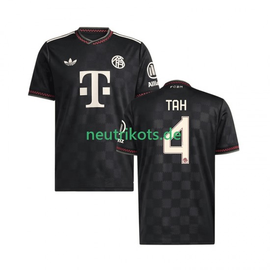 Fußballtrikot FC Bayern München Jonathan Tah 4 Herren Ausweich 2025-2026 Kurzarm