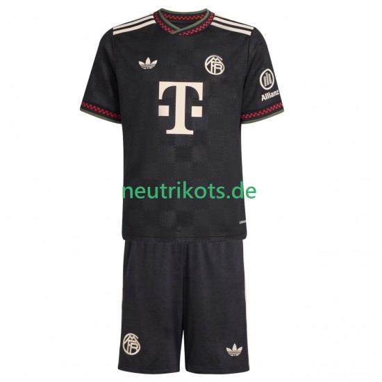 Fußballtrikot FC Bayern München Kinder Ausweich 2025-2026 Kurzarm