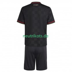 Fußballtrikot FC Bayern München Kinder Ausweich 2025-2026 Kurzarm