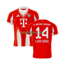 Fußballtrikot FC Bayern München Luis Diaz 14 Herren Heim 2025-2026 Kurzarm