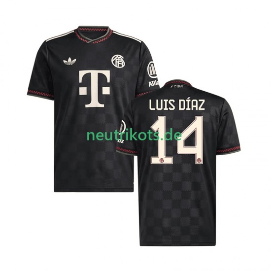 Fußballtrikot FC Bayern München Luis Diaz 14 Herren Ausweich 2025-2026 Kurzarm