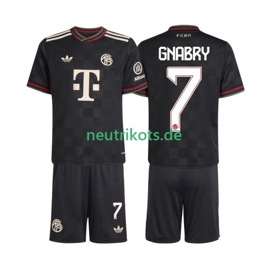 Fußballtrikot FC Bayern München Serge Gnabry 7 Kinder Ausweich 2025-2026 Kurzarm