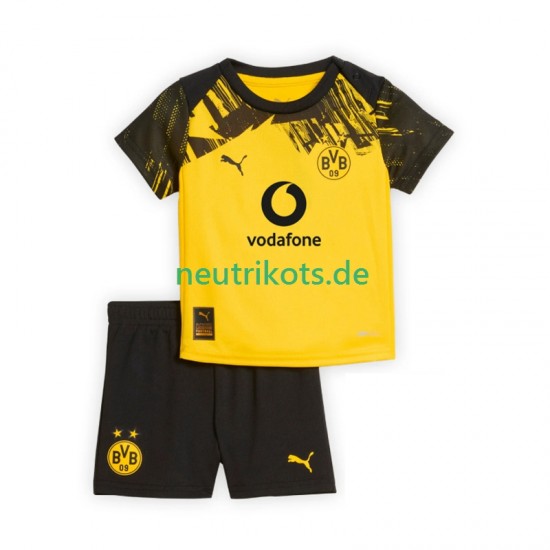 Fußballtrikot Borussia Dortmund Kinder Heim 2025-2026 Kurzarm