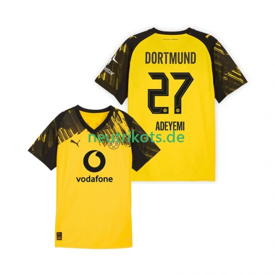 Fußballtrikot Borussia Dortmund Karim Adeyemi 27 Herren Heim 2025-2026 Kurzarm